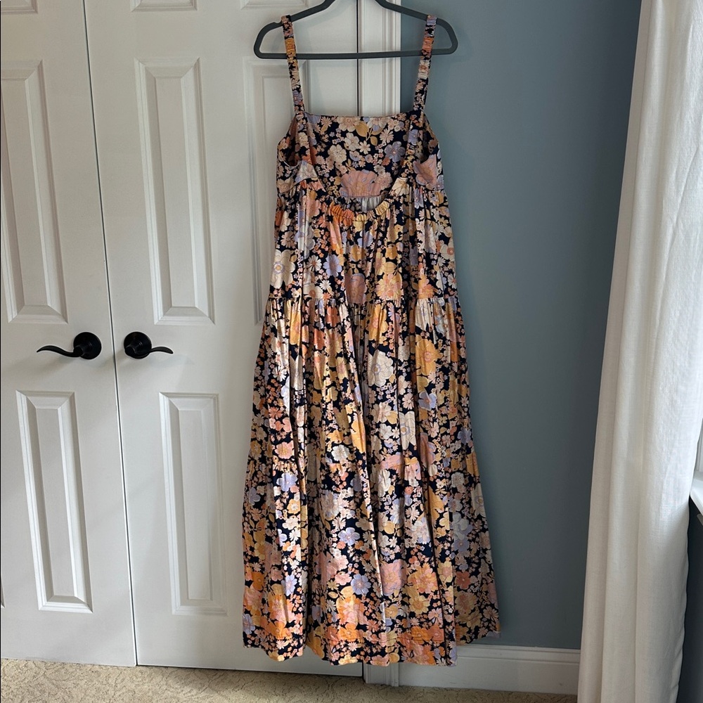 Free People Black Floral Maxi Dress - Picture 3 of 9